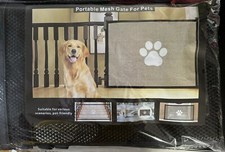 Portable Mesh Gate For Pets 43x31 New