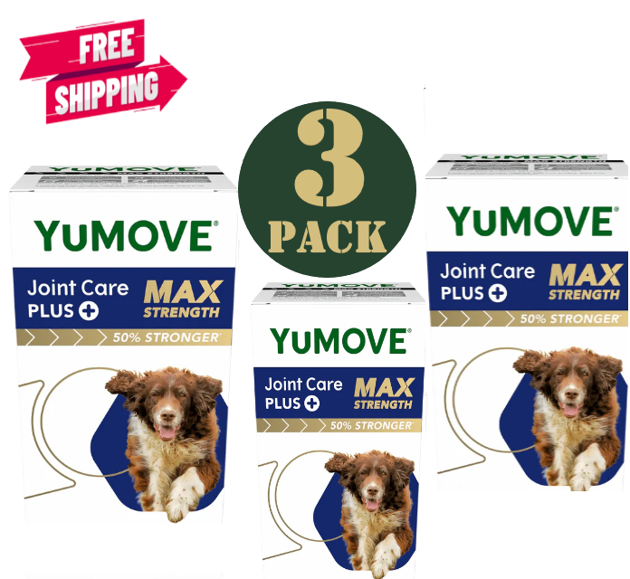 PACK YuMOVE Senior MAX Strength Dog Joint Supplement Stiff Older