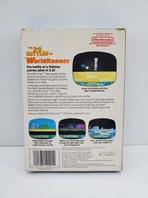 3-D WorldRunner (1987 Nintendo Entertainment System NES) | No manual