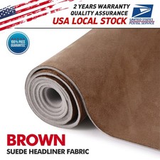 Headliner Fabric with Foam Backing for Car Ceiling Fabric Repair 60"X60" Brown