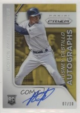 2015 Panini Prizm Auto Gold Prizm 7/10 Rusney Castillo #39 Auto x5u