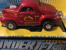 ThunderJet 500 Johnny Lightning Red Willy Gasser Slot Car