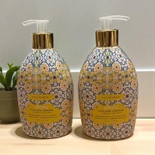 2 Pack Alchimia Italian Lemon Liquid Soap | 16.9 oz Each | Fine Luxury Hand Wash