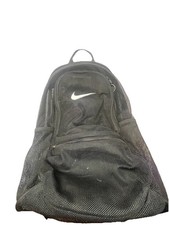 NIKE Brasilia Mesh Backpack Black/Black/White, One Size