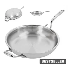 Demeyere Atlantis 11-inch, 7-Ply, 18/10 Stainless Steel, Proline Fry Pan