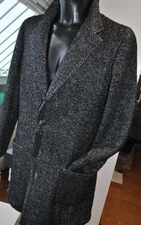 SANTANIELLO X MA.CO MILANO SALERNO WOOL CLOTH COAT SIZE 50 690.00 GREY CARD