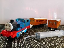 Tomy Steam Along Thomas Train 2005 With Water Filler FULLY RESTORED, fast motor