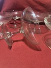 Vintage Clear Coupe Champagne Cocktail Sherbet Glasses Set of 7 – 6” Bowls — photo 2