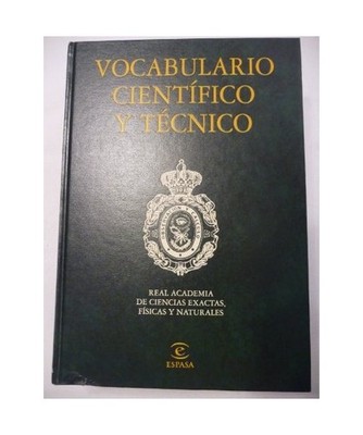 Vocabulario científico y técnico, Real Academia de Ciencias Exactas, Físicas 