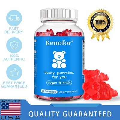Booty Enhanced Supplement With Multivitamins Maca Root Ginger Root 60 Gummies
