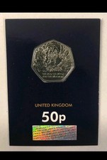 2023 The Lion The Witch and The Wardrobe 50p in Change Checker Card