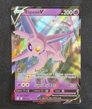 Espeon V 064/203 Holo V Rare Evolving Skies Pokemon Card