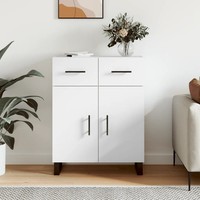Sideboard Weiß 69,5X34X90 Cm Holzwerkstoff FüR Flur Oder Wohnzimmer