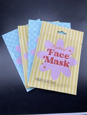 Moisturizing  Brightening Face Masks Sheet Hydrating 0.5 Fl oz 4 Pack