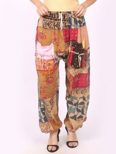 Women's Casual Printed Patchwork Pocket Trouser Harem Pant Wholesale Mix lot