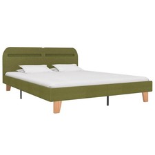 Bed Frame with LED Fabric Bedroom Bedstead Multi Colours Multi Sizes vidaXL