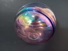 Unusual Art Glass Studio Glass Threaded Aurene Cabinet Vase With Stamped Pontil  — photo 3