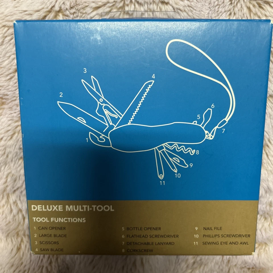 Cuchillo de camping Columbia vintage/multiherramienta de lujo 11 funciones de herramienta Foto 2 de 3