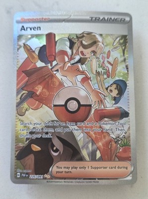 Pokémon Arven Trainer Full Art Holo Special Illustration Rare 235/091 S&V TCG 