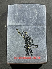 1960s Vietnam War US Army Military Fort Benning GA Infantryman Zippo Lighter