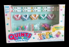 1990 Vintage TYCO QUINTS SNOWY FUN Outfits for 5 Dolls 1560-4 New Skis Boots HTF