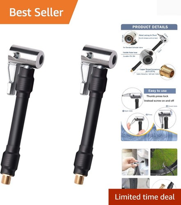 #ad Effortless Tire Inflation: Locking Air Chuck Connector for 284 PSI Performance $13.99