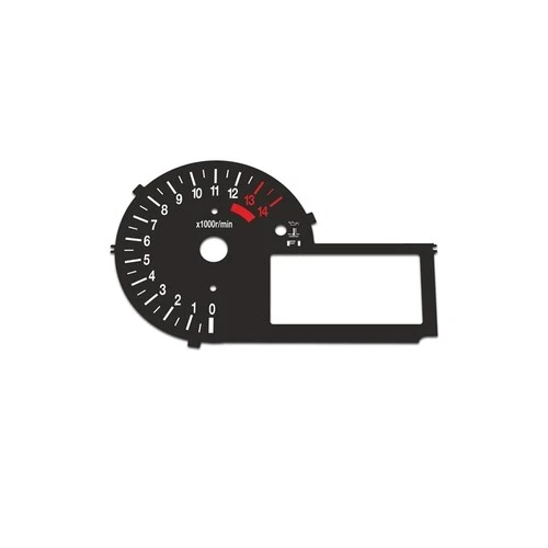 Suzuki GSX-R 1000 K1 K2 2001-2002 Gauge Face Dial BLACK