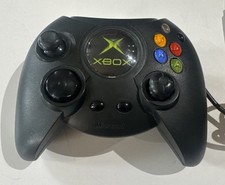 Original Microsoft XBOX Duke Controller X08-17160 tested works w breakaway cable