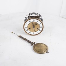 Antique Mechanical Regulator, Pendulum Clock Movement with Pendulum & Striking Movement