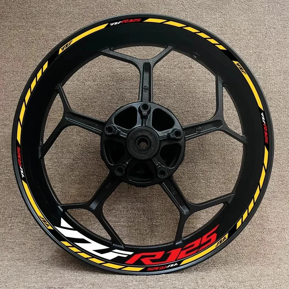 Calcomanía decorativa adhesiva reflectante para llanta de cubo de rueda Yamaha YZF R125 YZF-R125 - Imagen 4 de 4