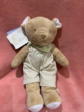 RARE VINTAGE NOUKIE'S ARTHUR TEDDY BEAR ~Arthur & Léa ~Soft Plush Toy Comforter
