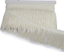 Chainette Fringe Trim 5 Yard x 4 Inches Fabric Trims Tassel Sewing for DIY Decor