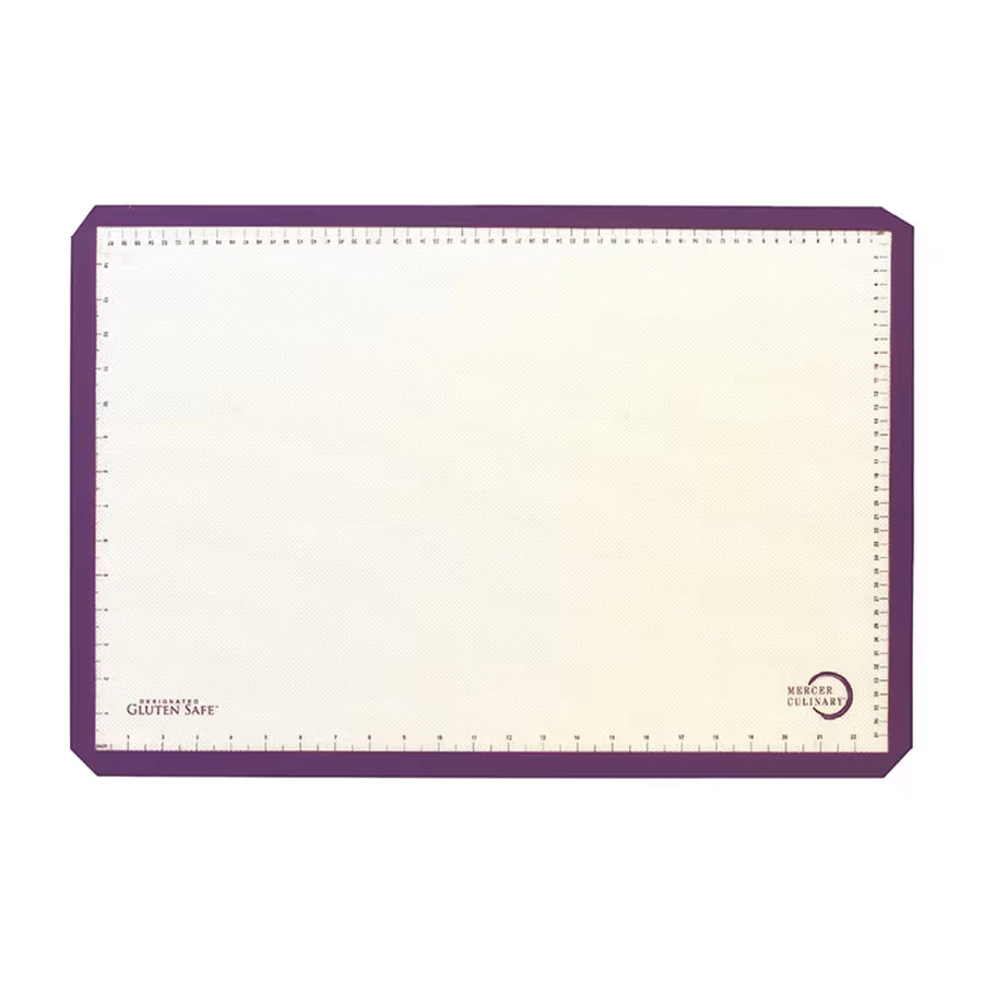 Mercer Culinary M31087PU Full-Size Purple Silicone Bake / Work Mat