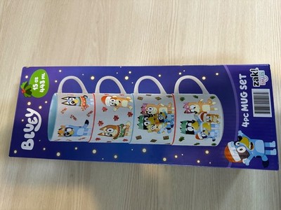 4piece Bluey mug set