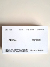 FACTORY BOX SWAROVSKI 18 MM FIVE-SIDED FACETED PENTAGON UNFOILED/CRYSTAL 72 PCS