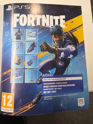 Fortnite Erblühendes Chaos Paket 1000 V Bucks und 8 kosmische Gegentände (5000)