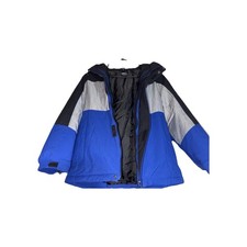 ZX ZeroXPosur Boys Winter Jacket Coat size 8 Blue With Some Gray Ski Type Coat