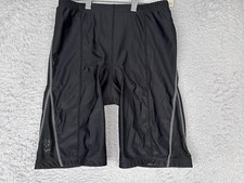 TYR Unisex Padded Cycling Bike Shorts Medium Black Lycra Triathlon Made USA Tri