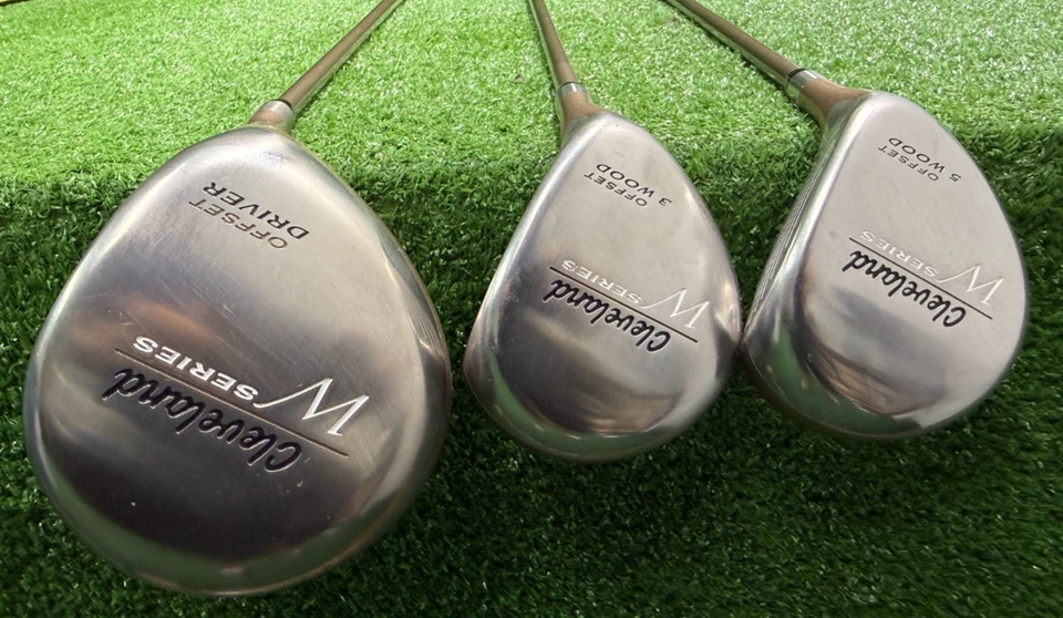 Juego de Madera Cleveland Serie W D,3,5 / Damas Grafito NUEVOS AGARRES EXCELENTES /sa6649 Foto 2 de 4