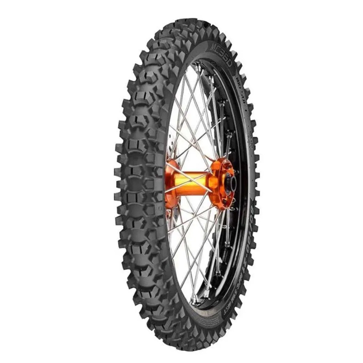 Road Legal MX Tyre Metzeler MC360 Mid Hard 90/90 -21 54M Front Suzuki - Image 3