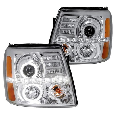 Cadillac Escalade 2002 - 2006 Projector Scheinwerfer Angeleyes chrom 02 EXT