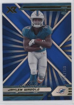 2021 Panini XR Rookies Blue /199 Jaylen Waddle #106 Rookie RC 16wc