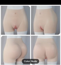 High Quality Silicone Shakable Hip Enhancer Pant Fake Vagina Butt Lifter Xdress