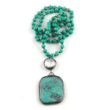 Vintage Ethnic Style Jewelry 8mm Mixed Natura...