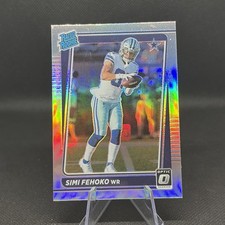 2021 Panini Donruss Optic Silver Holo Rated Rookie #242 Cowboys Simi Fehoko