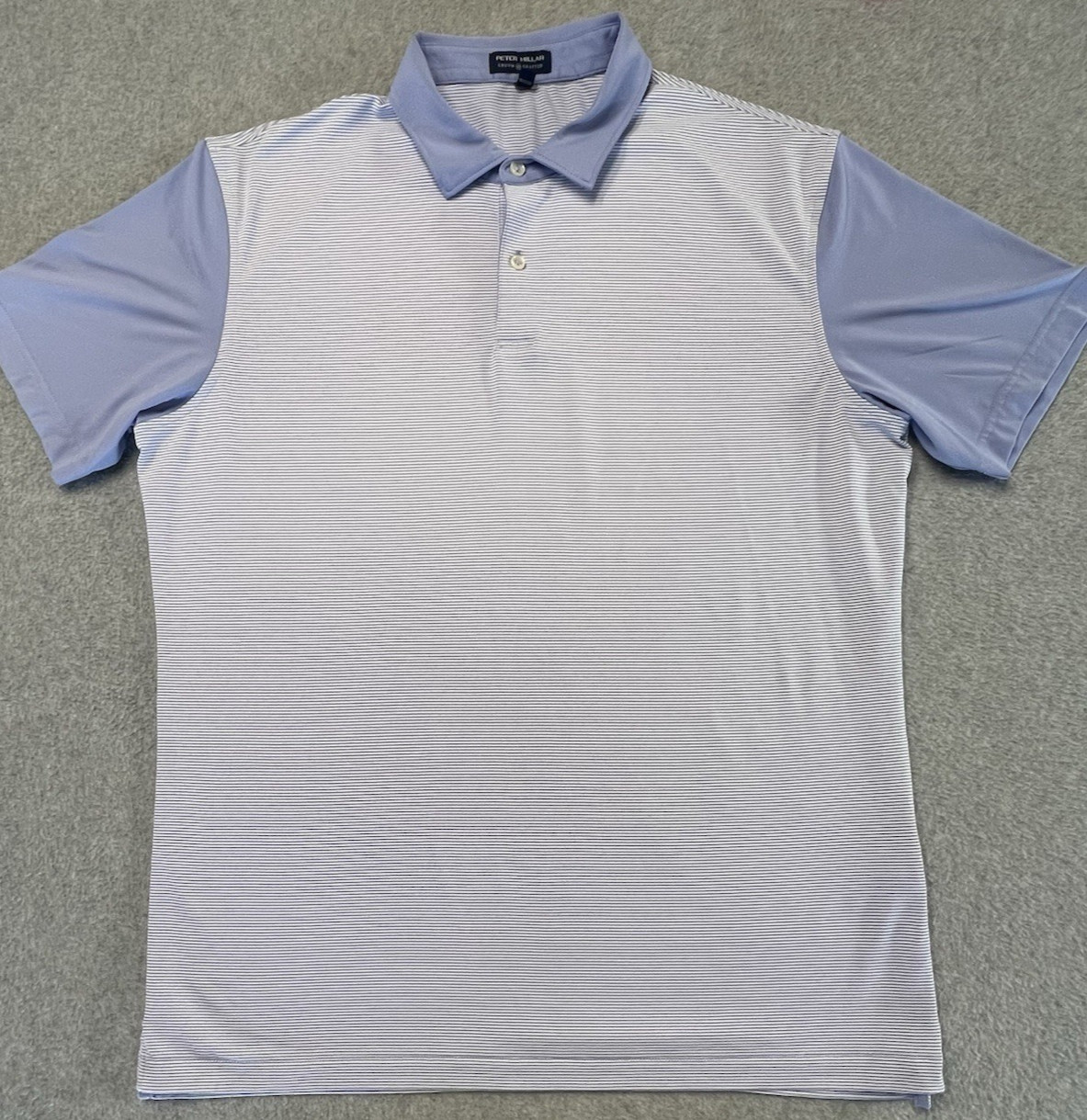 PETER Millar Crown Crafted striped Pattern Polo S… - image 1