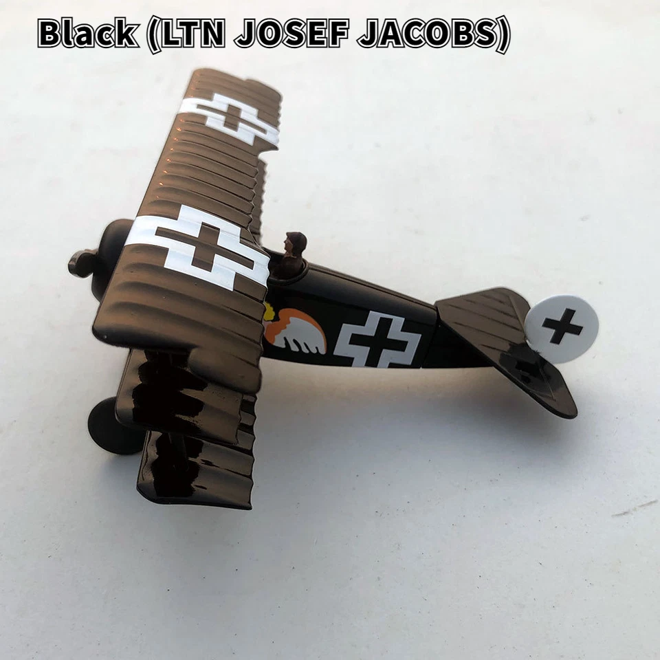 Modellino Militare DieCast Scala 1:48 Fokker Dr.I Triplano Tedesco Da Collezione - Immagine 2 di 4