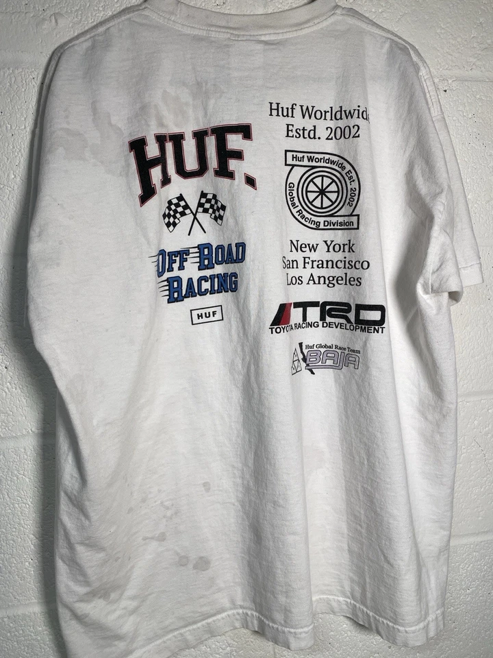 CAMISETA DE VIAJE HUF/TRD WORLDWIDE COLLAB BAJA RARA EDICIÓN LIMITADA XL TOYOTA Foto 3 de 4