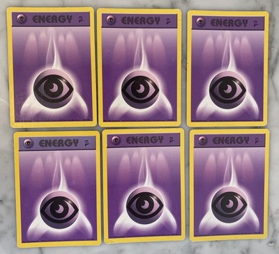Pokémon TCG | Base Set | Energy Energie | ENG | 6 Karten | 1999