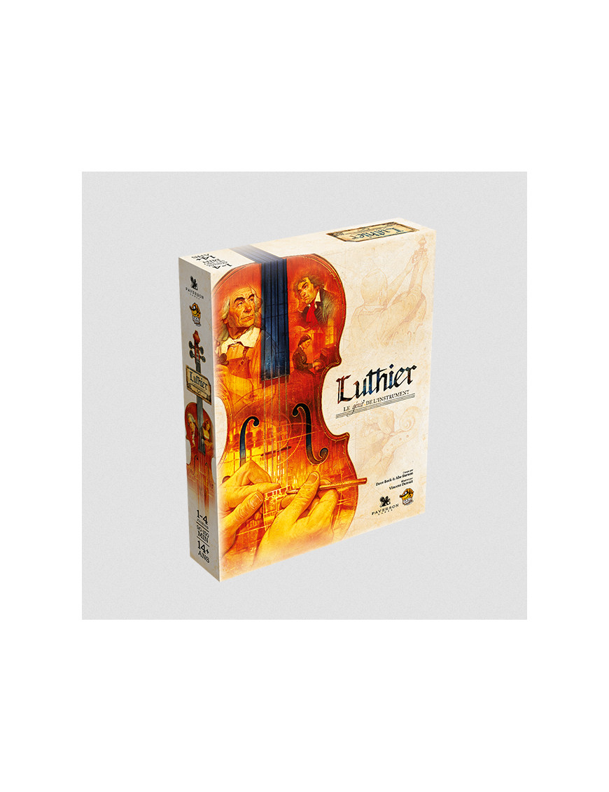 Luthier Fr Lucky Duck Games édition premium cartonnée JDPLDG179